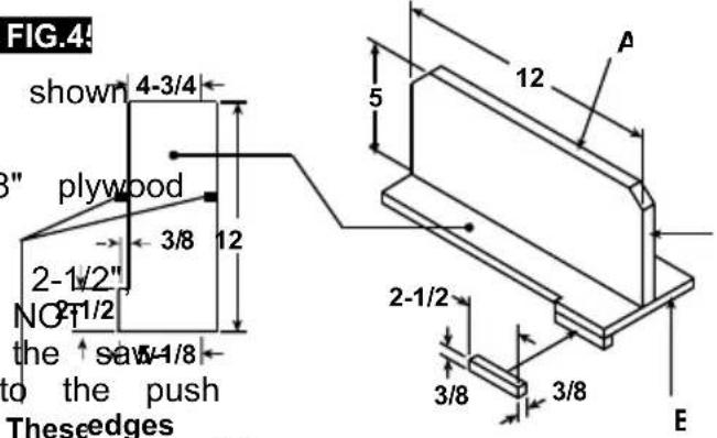 Vevor M1H-ZP12-254A-1 - PUSH STICK AND PUSH BLOCK FIG.4 - 1