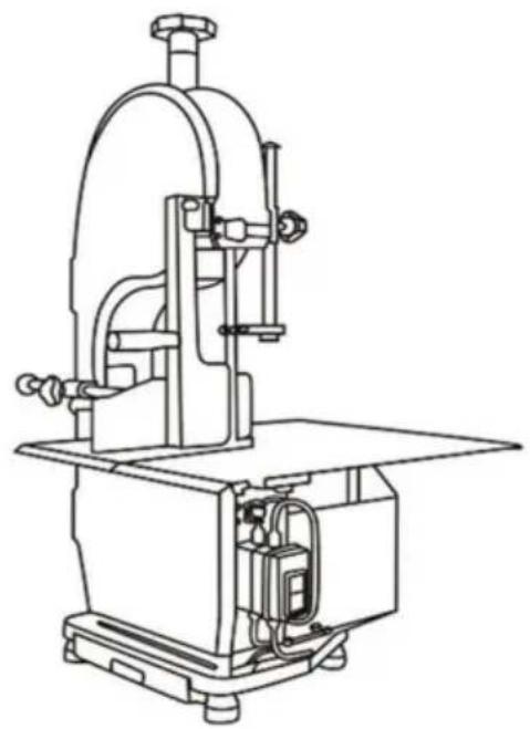 Vevor BS-280 - KNOCHENSÄGEMASCHINE - 1