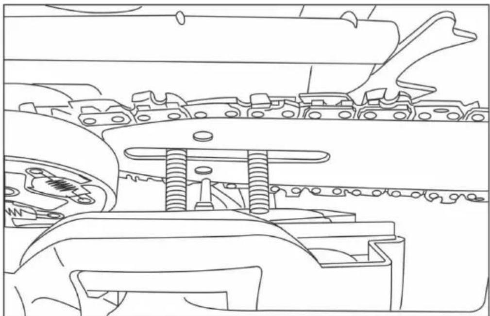 Vevor 5800 - Drive bar and saw chain assemble. - 6