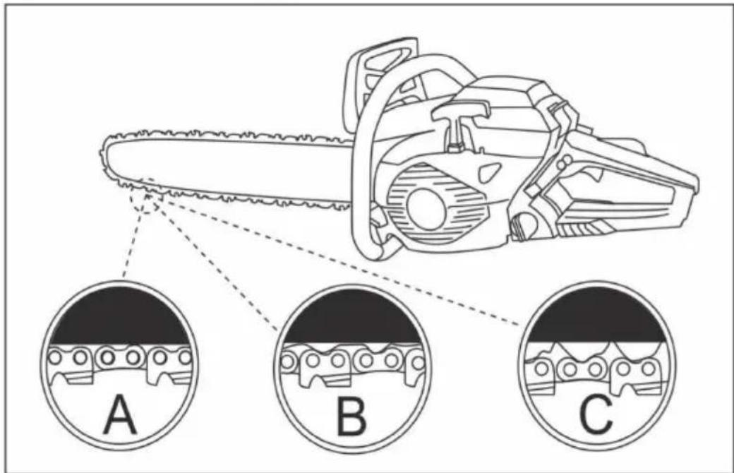 Vevor 5800 - Chain tension adjustment - 3