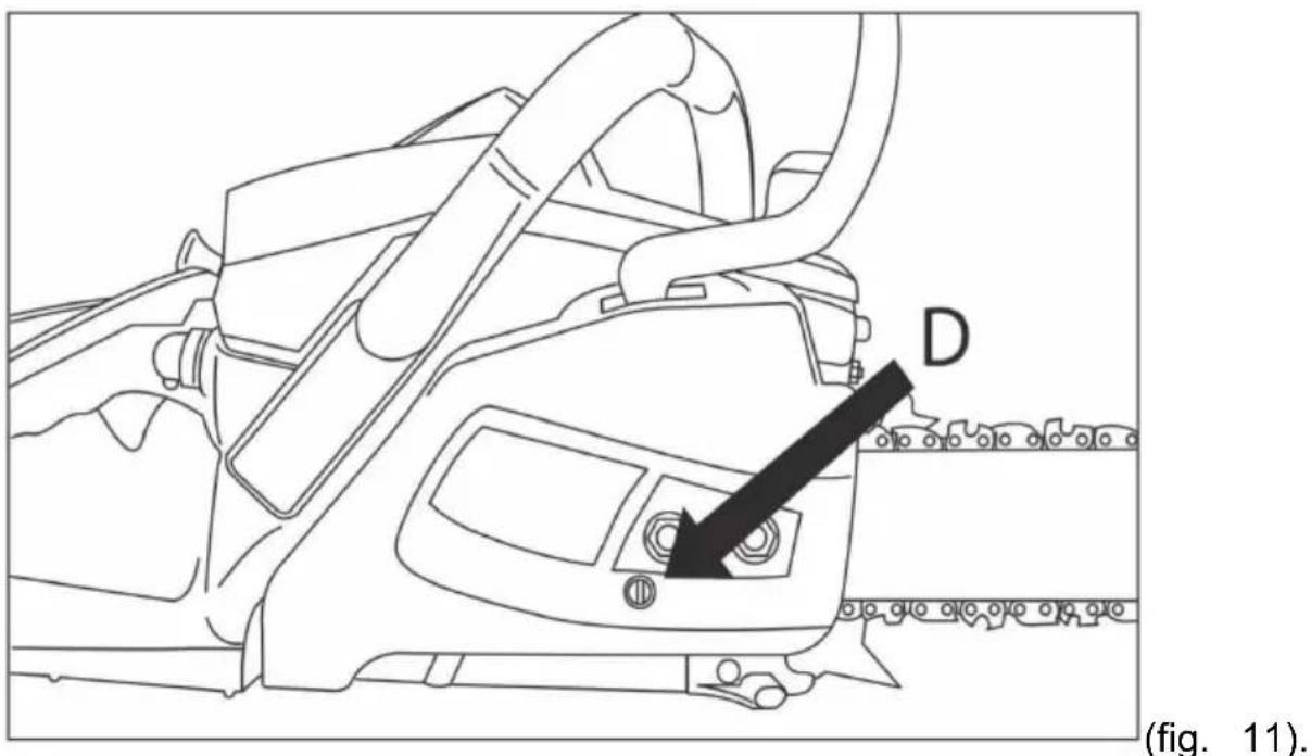 Vevor 5800 - Chain tension adjustment - 4