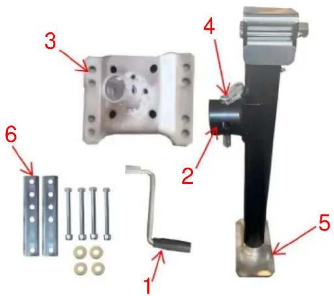 Vevor TJBP5002SB-HEX - SCHEMA DELLA STRUTTURA - 1