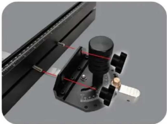 Vevor TN-1122B - Aluminum Miter Fence Installation handle - 1