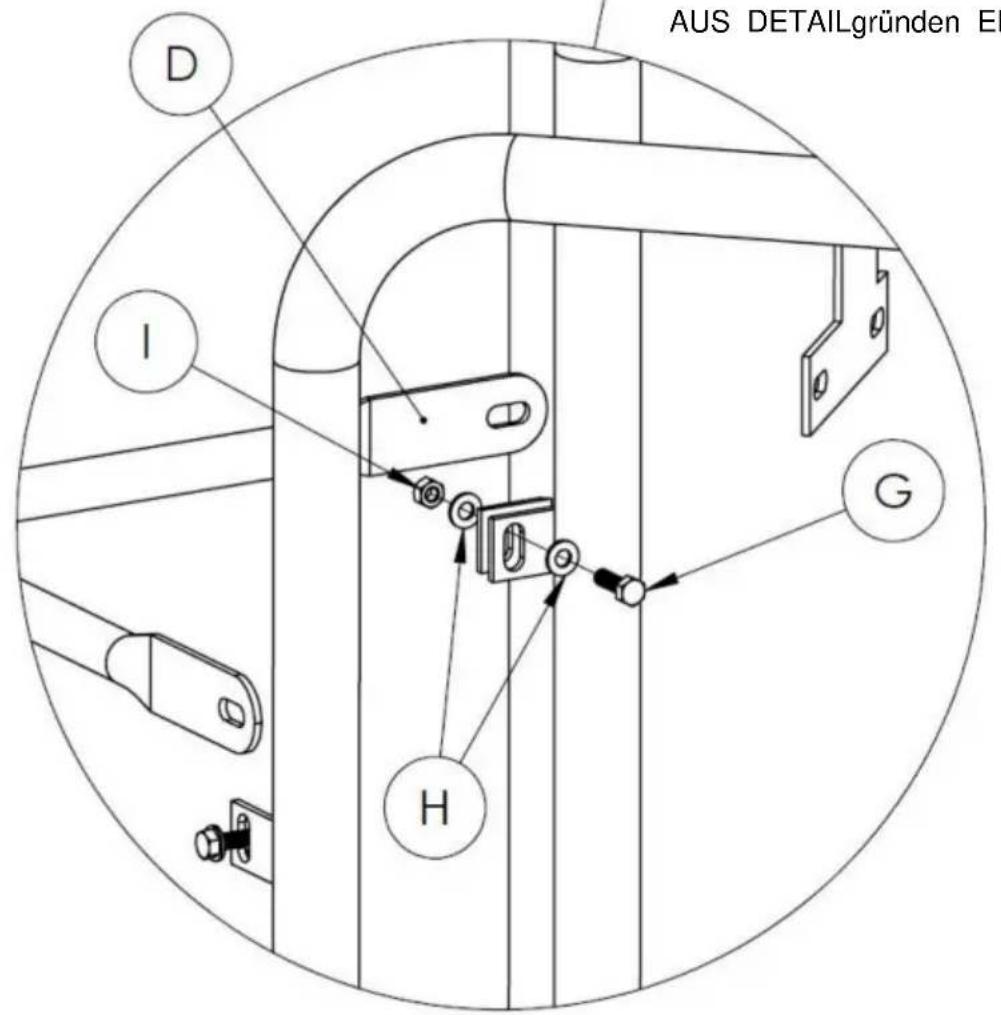 Vevor ALF-002 - Tischbeine anbringen - 3