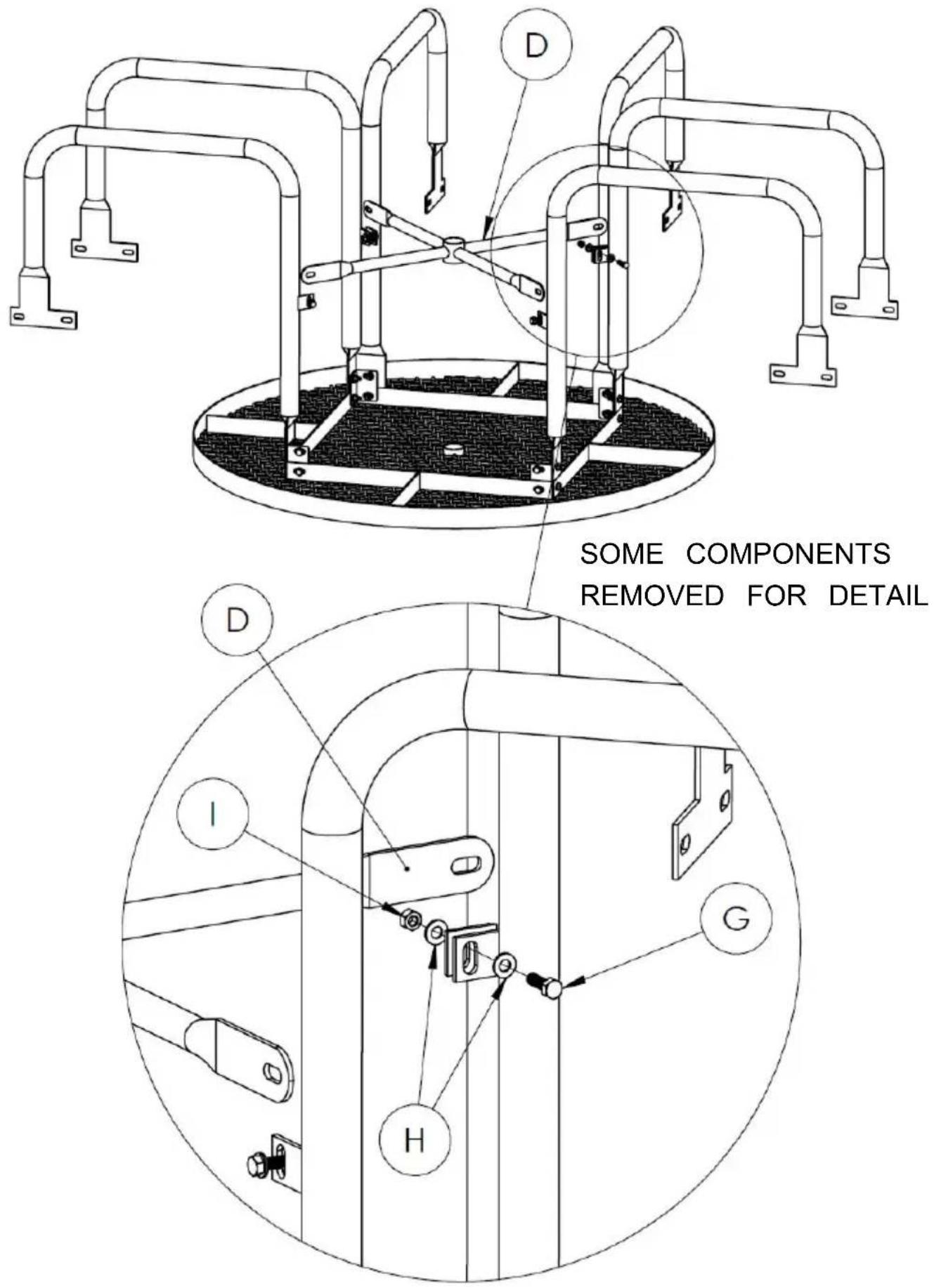 Vevor ALF-002 - Attach Table Legs - 3