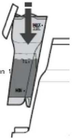 Vevor CM5020B-UL - Geben Sie die Lösung in den Wassertank (wählen Sie eine von drei Methoden) - 1