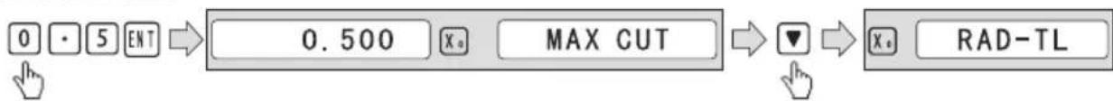 Vevor SNS-3V-YE102024 - Input Feed step (MAX\_CUT); - 1