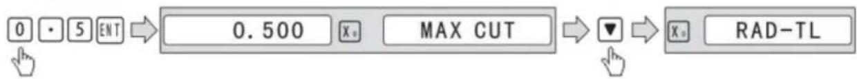Vevor SNS-3V-YE102024 - Input Feed step (MAX\_CUT); - 1