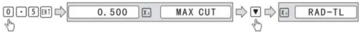 Vevor SNS-3V-YE102024 - Input Feed step (MAX\_CUT); - 1