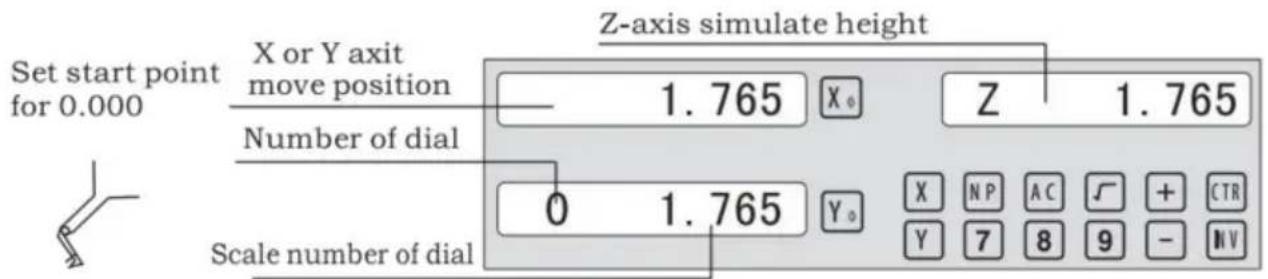 Vevor SNS-3V-YE102024 - After input all parameter, press the key ▼ for machining. - 1