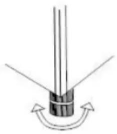 Vevor SKF-300BLS - Halten Sie den Hauptkörper in einer waagerechten Position - 1