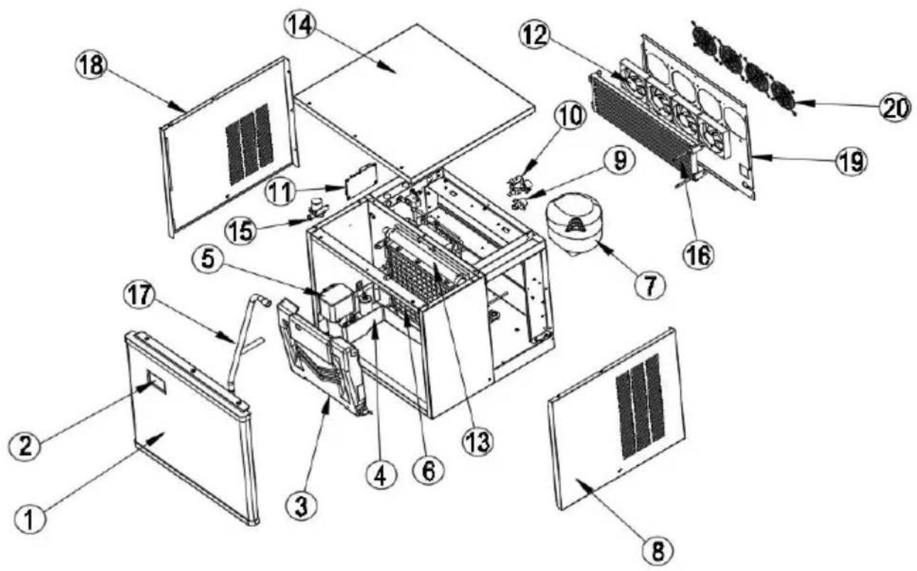 Vevor SKF-300BLS - BASIC STRUCTURE - 1