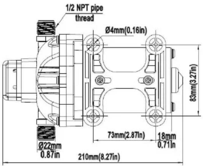 Vevor NMDP33-G35-50-12 - PRODUCT SIZE - 1