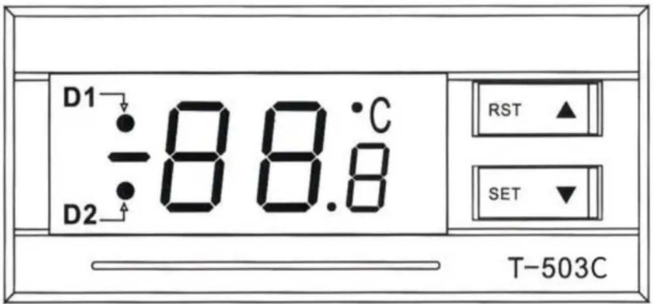 Vevor CW-5200 - DISPLAY PANEL AND BUTTONS - 1