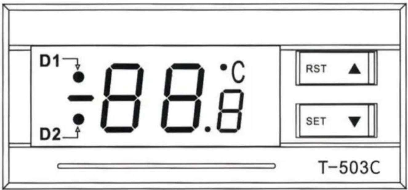 Vevor CW-5200 - DISPLAY PANEL AND BUTTONS - 1