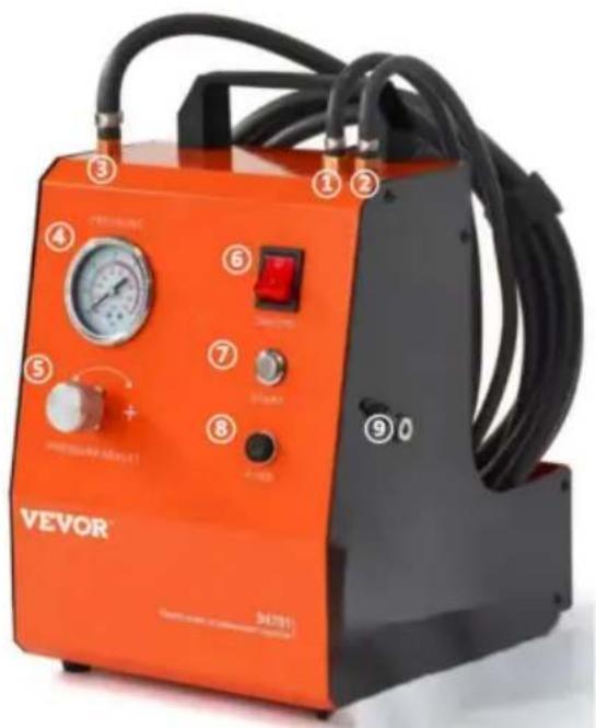 Vevor YS-0115B - Drift-/enhetsschema - 1