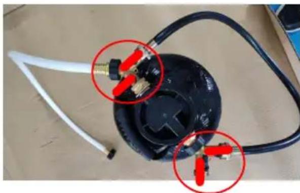 Vevor JY-DI-01US7 - DUAL OUTLET MODE ADJUSTMENT INSTRUCTIONS - 2