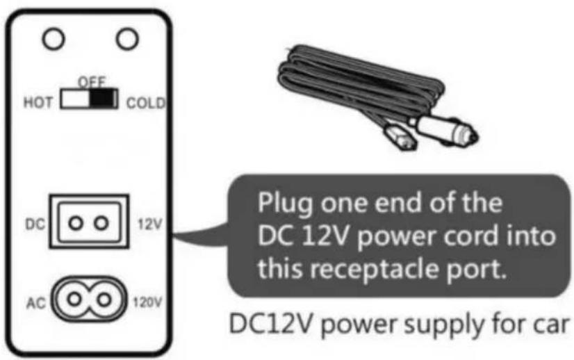 Vevor MFA-10L-C - Bei Verwendung der Stromversorgung über das Auto (DC 12V) unterliegt die Anwendung der Produkt Autotypen) - 1