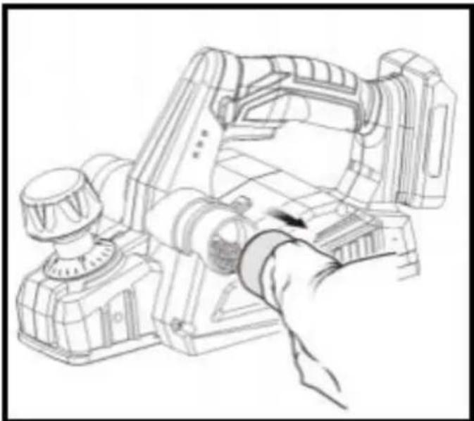 Vevor DB18V-821 - CLEANING THE EXHAUST PORT AND EMPTYING THE DUST BAG - 1