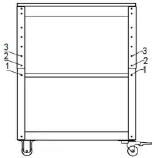 Vevor LCWB90 - ADJUST THE HEIGHT - 1