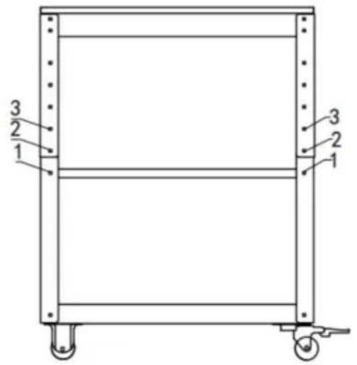 Vevor LCWB90 - REGOLARE L'ALTEZZA - 1