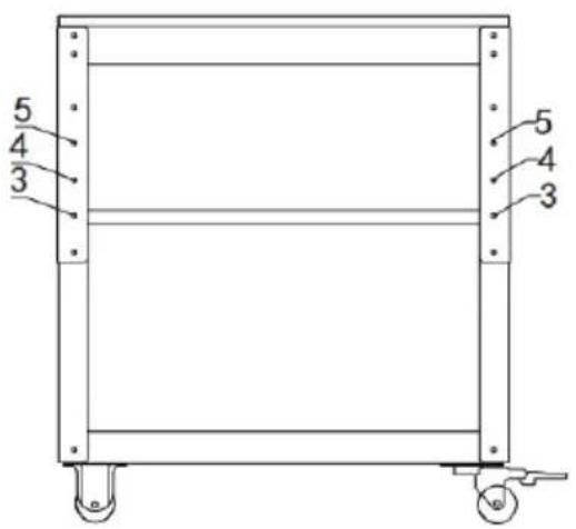 Vevor LCWB90 - ADJUST THE HEIGHT - 7