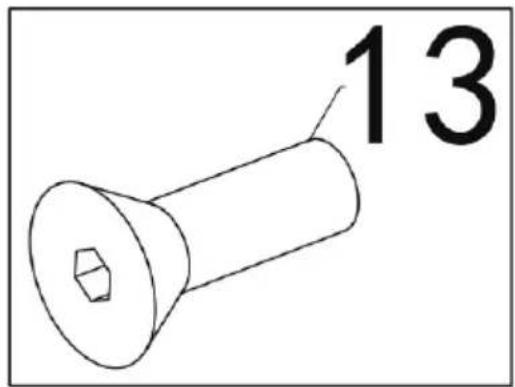 Vevor LCWB90 - STRUCTURE AND PART NAME - 13