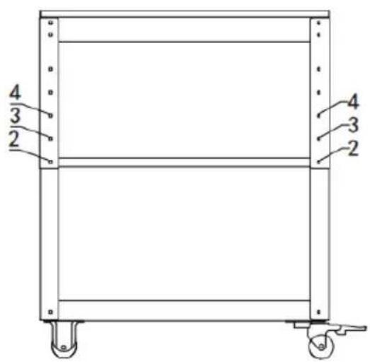 Vevor LCWB90 - ADJUST THE HEIGHT - 4