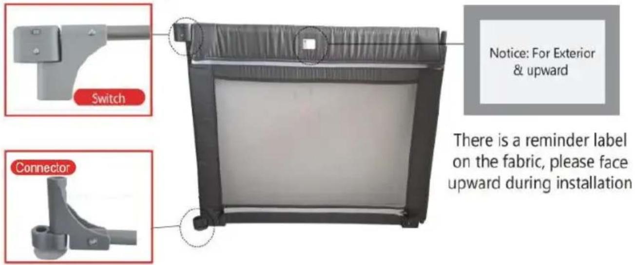 Vevor P2001-3 - 1.1.Details for single Panel - 1