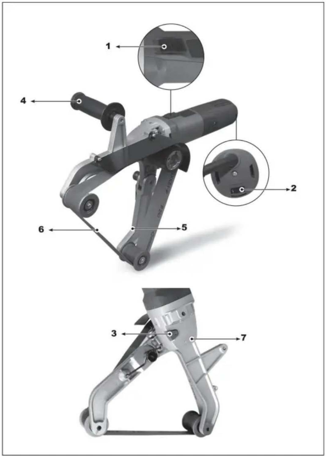Vevor S1P-HJ2501-H - 3 Schleifbänder, 1 × - 1