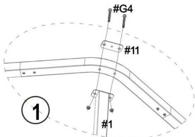Vevor KD-TPQC-007-20x24ft - STEP 2: - 1