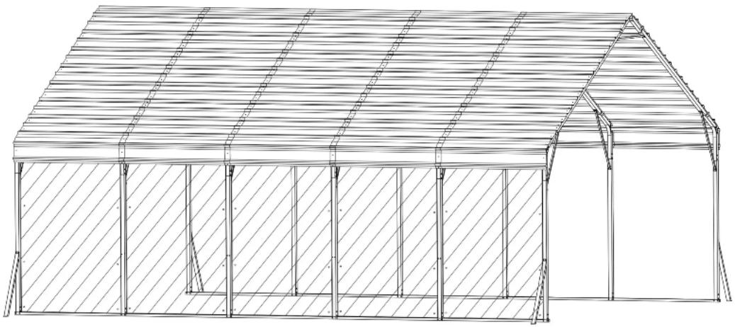 Vevor KD-TPQC-007-20x24ft - CARPORT INSTALLATION INSTRUCTION - 1