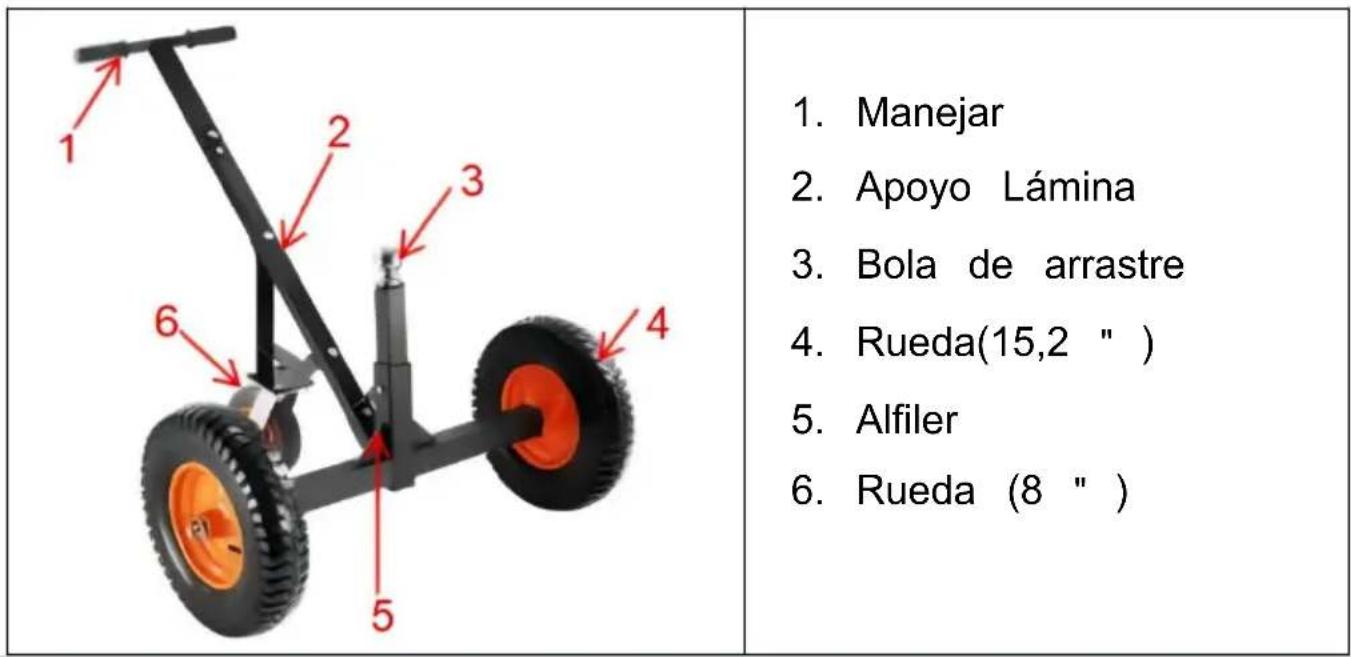 Vevor QYC1200-B - ESTRUCTURA DIAGRAMA - 1