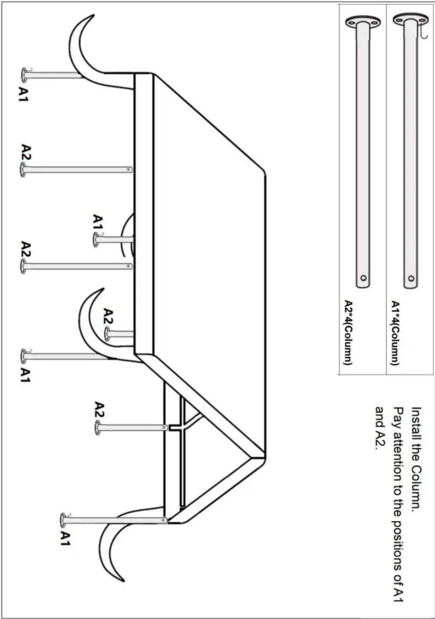 Vevor SXYJSCK-FBS10X20FT-G - MONTERINGSTEG - 4