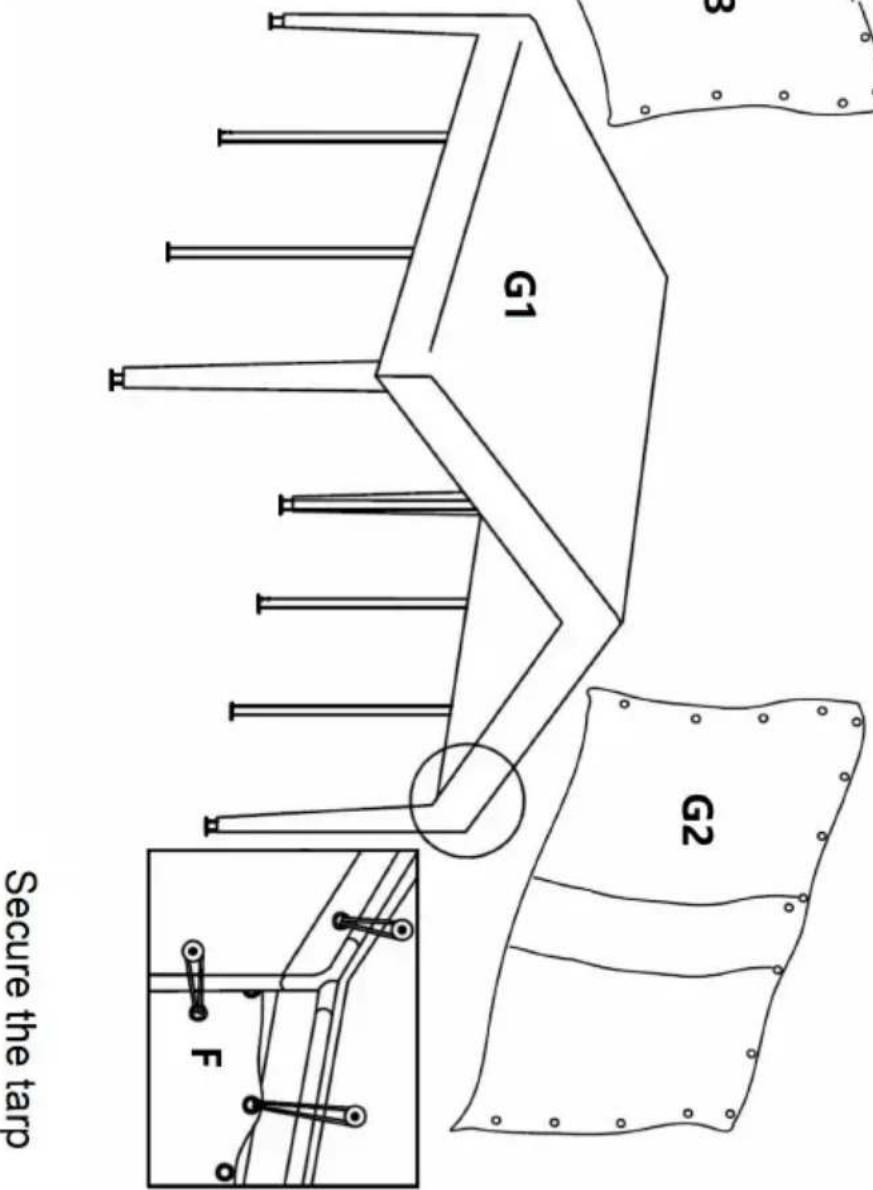 Vevor SXYJSCK-FBS10X20FT-G - PARTS LIST - 6