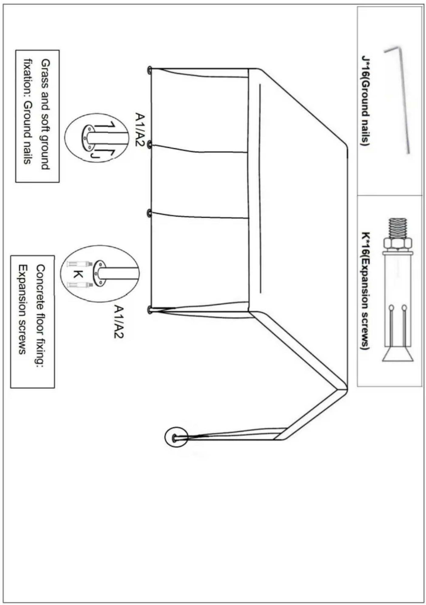 Vevor SXYJSCK-FBS10X20FT-G - MONTERINGSTEG - 9
