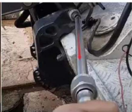 Vevor HLX-FXX-17ft - Remove the old cable - 5