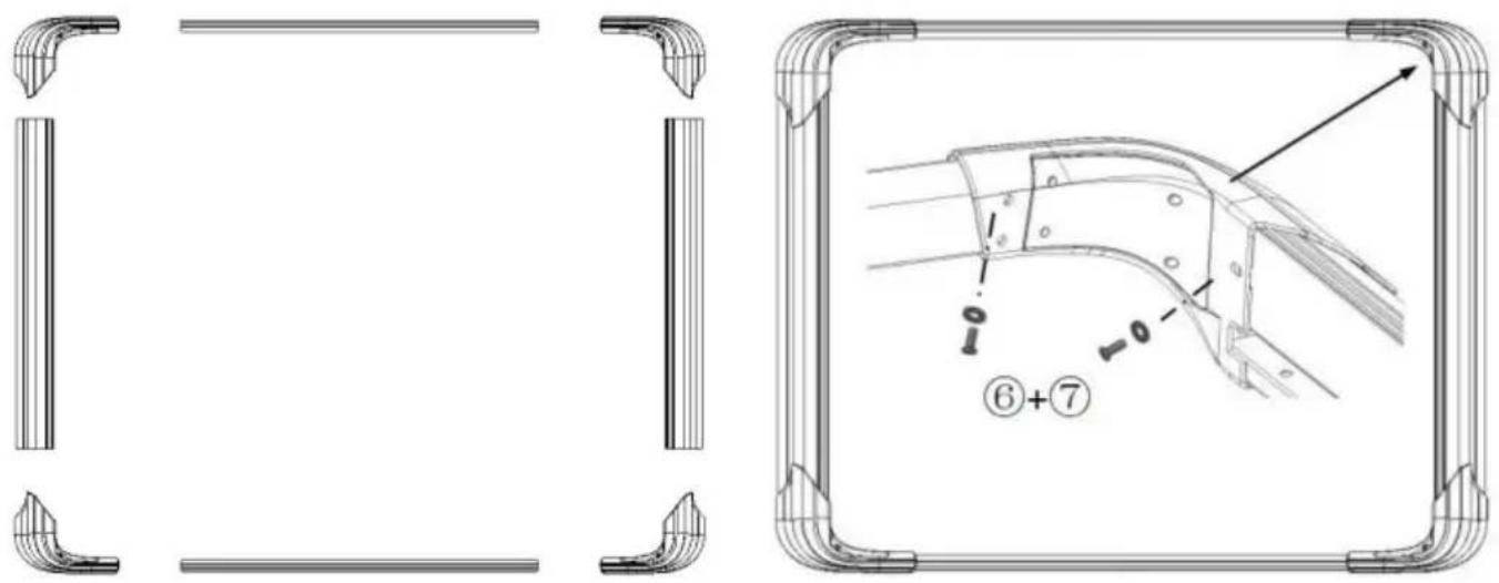 Vevor HJ-RB514A-120X100CM - PRODUKTBESKRIVNING - 1