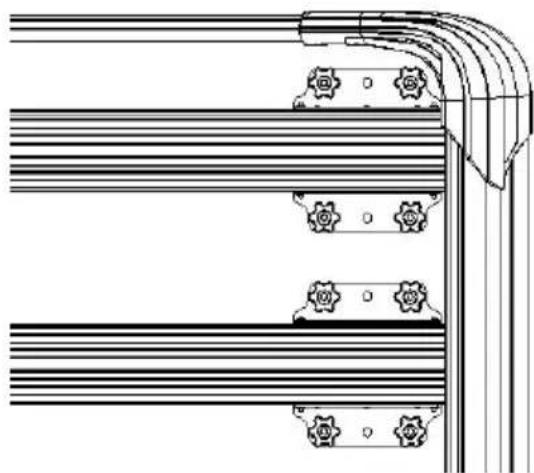 Vevor HJ-RB514A-120X100CM - Installation step 3: - 2