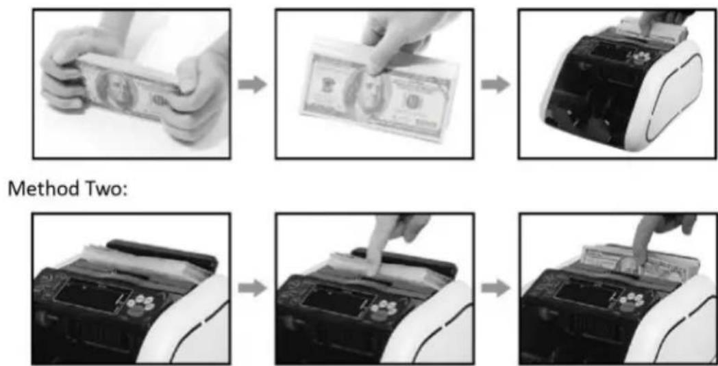 Vevor AL-K07 - Correct Feeding of Banknotes - 1