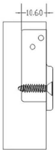 Vevor PHS23701-40 - Φ35 FIXED ON ONE WAY SHORT ARMS HYDRAULIC BUFFERING HINGES - 4