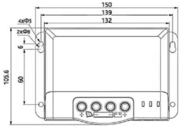 Vevor MC2440N10-B - PRODUCT DIMENSIONS - 2
