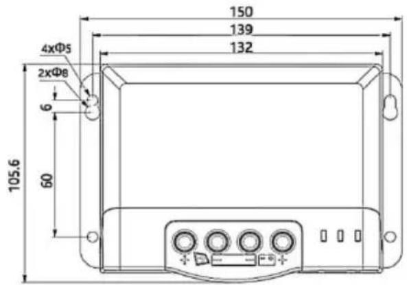 Vevor MC2440N10-B - PRODUCT DIMENSIONS - 2