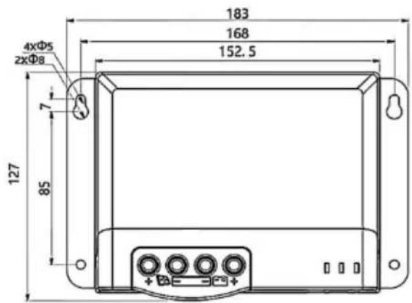 Vevor MC2440N10-B - PRODUCT DIMENSIONS - 4