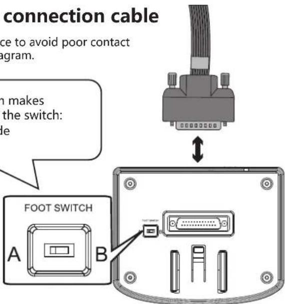 Vevor MD200D-P - Plug in the striking part connection cable - 1