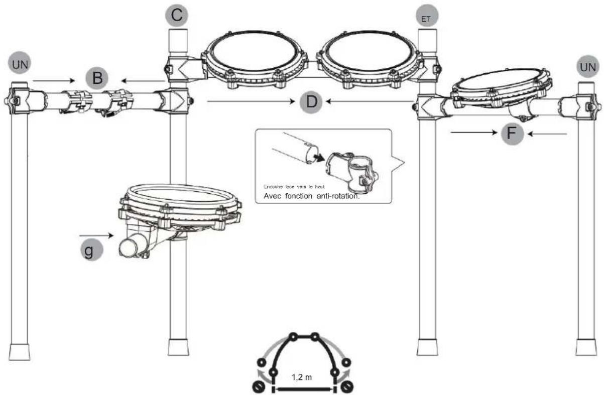 Vevor MD200D-P - Support de montage - 1