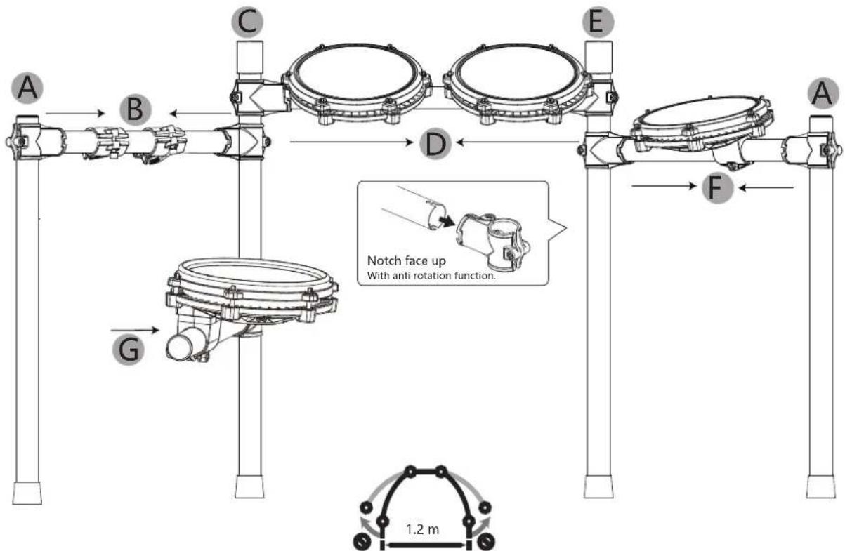 Vevor MD200D-P - Mounting stand - 1