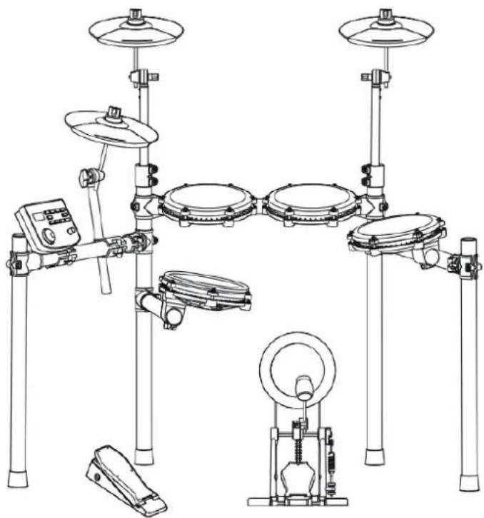 Vevor MD200D-P - ELECTRONIC DRUM SET USER MANUAL - 1
