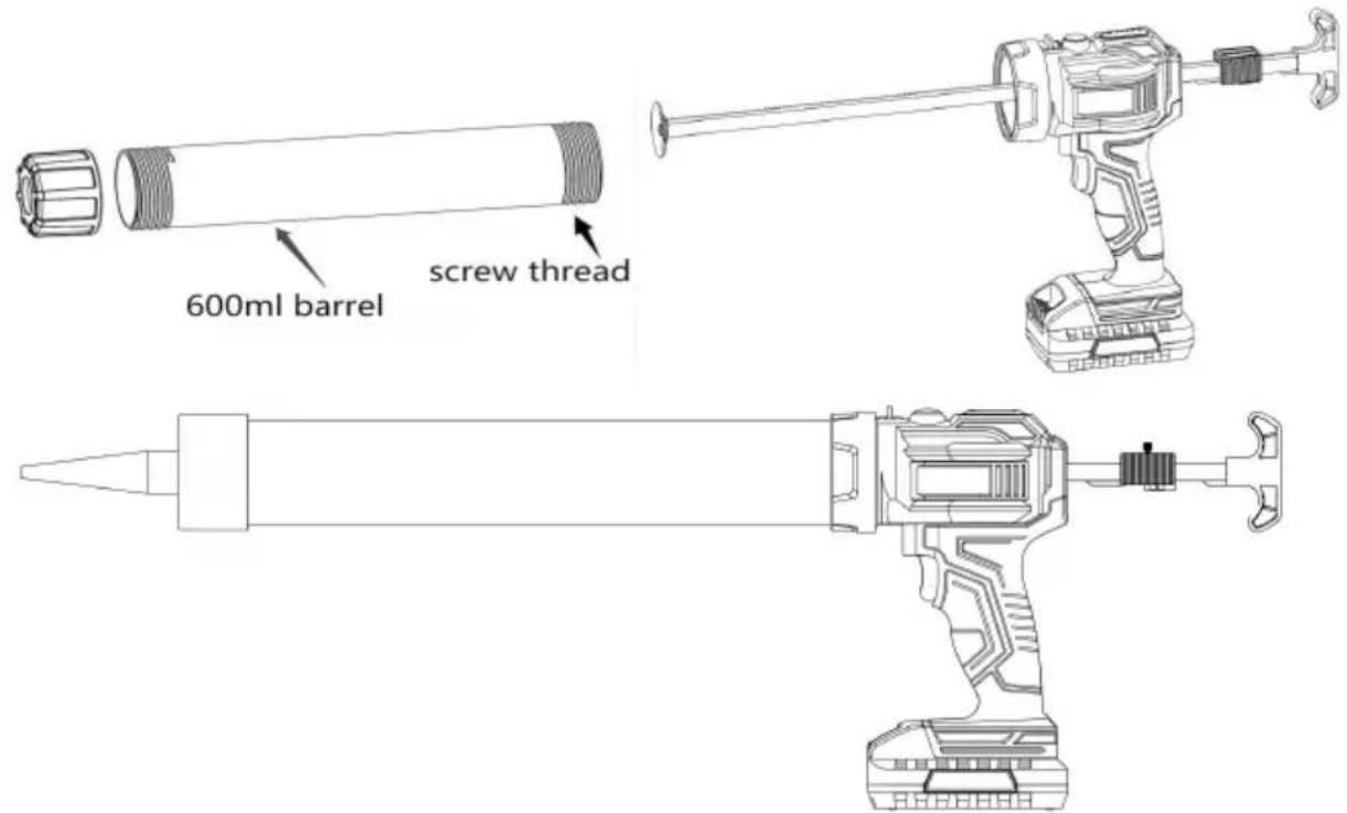 Vevor Q0V-CX51-20 - TO INSTALL AND REPLACE THE BARREL - 6