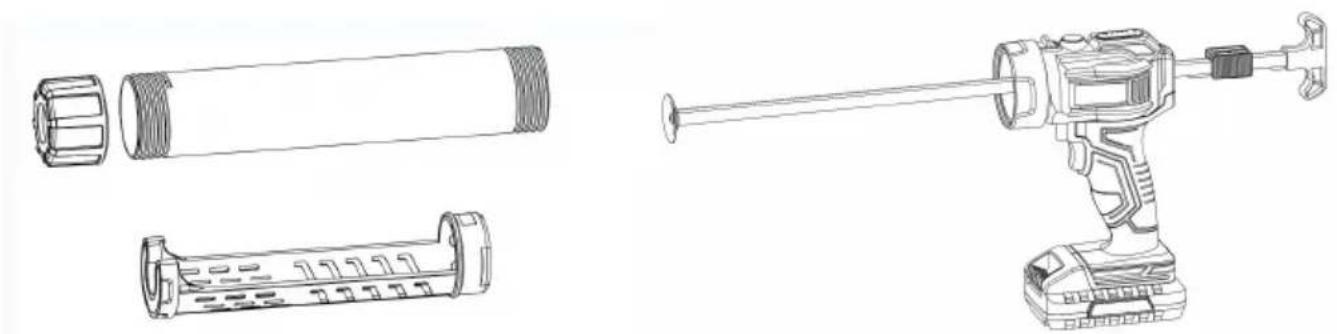Vevor Q0V-CX51-20 - TO INSTALL AND REPLACE THE BARREL - 1